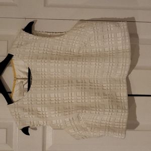 Ted Baker Size approx 12 beige crop top